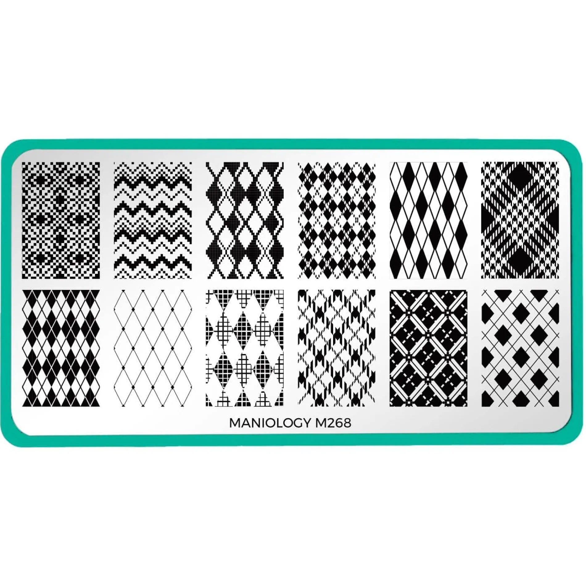 All About Argyle (m268) - Nail Stamping Plate