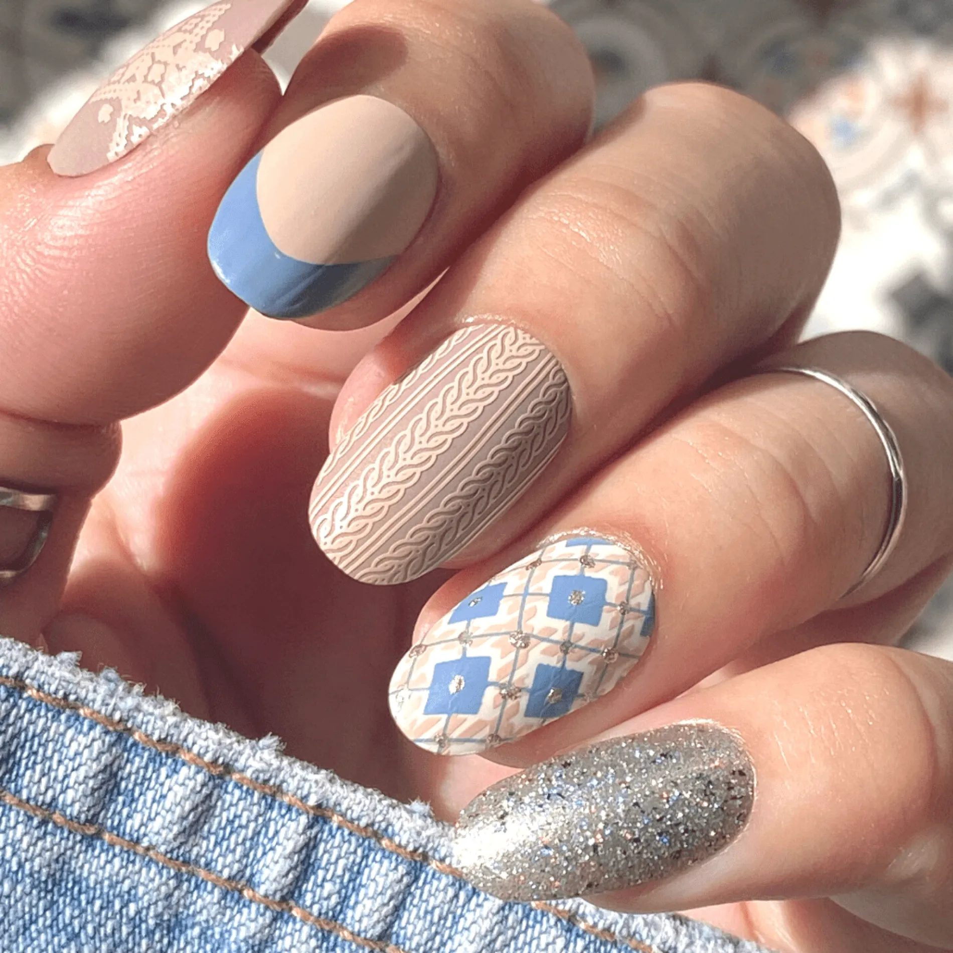 All About Argyle (m268) - Nail Stamping Plate