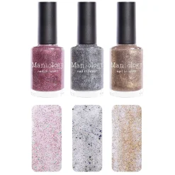 All That Glitters: 3-Piece Glitter Nail Polish Set