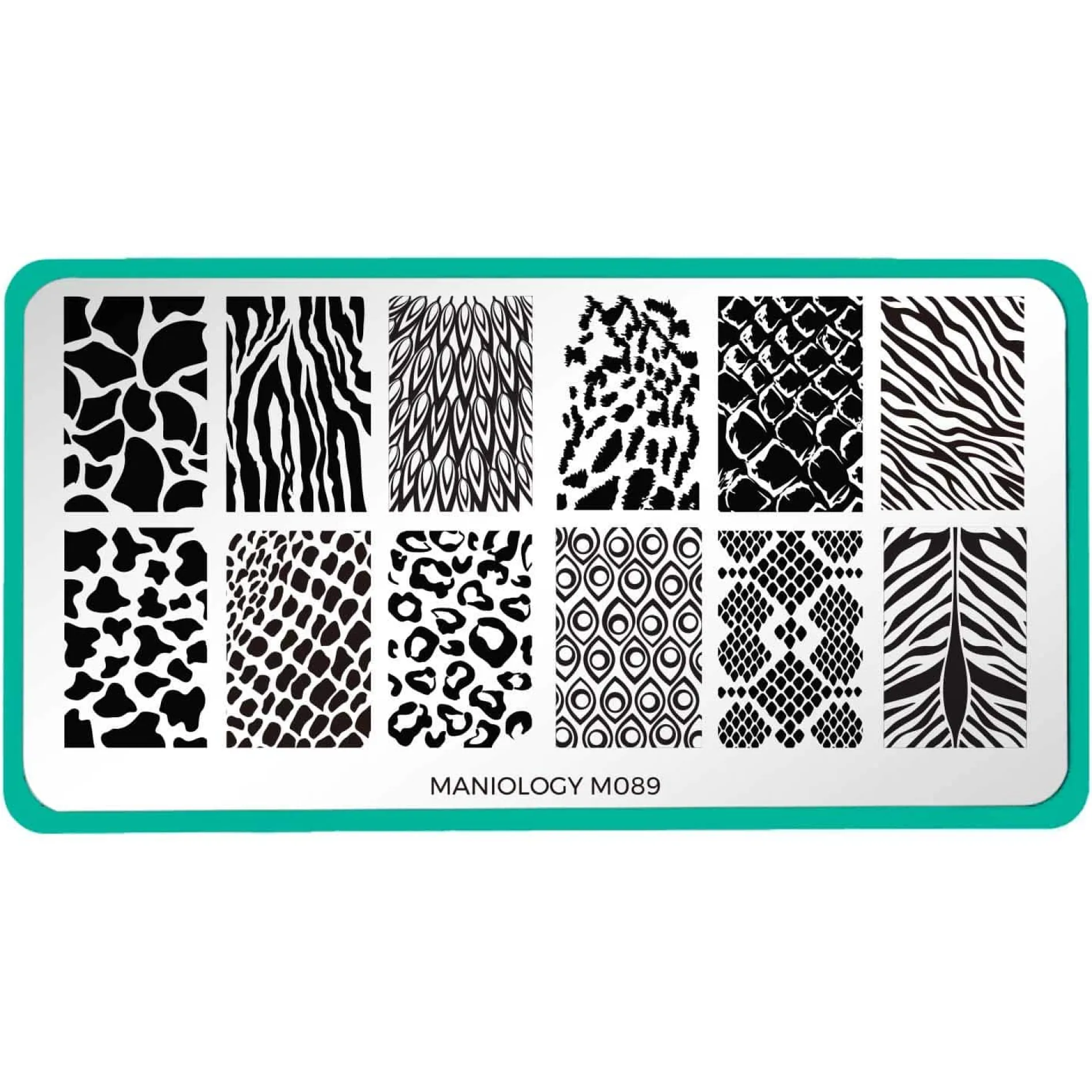 Animal Instinct (m089) - Nail Stamping Plate