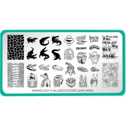 Artist Collaboration: Alleehgatorclaws (M534) - Nail Stamping Plate