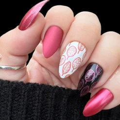 Autumn Bounty: Cranberry (B491) - Red Metallic Stamping Polish