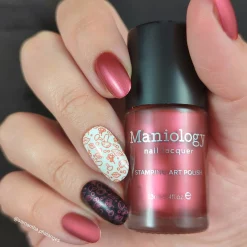 Autumn Bounty: Cranberry (B491) - Red Metallic Stamping Polish