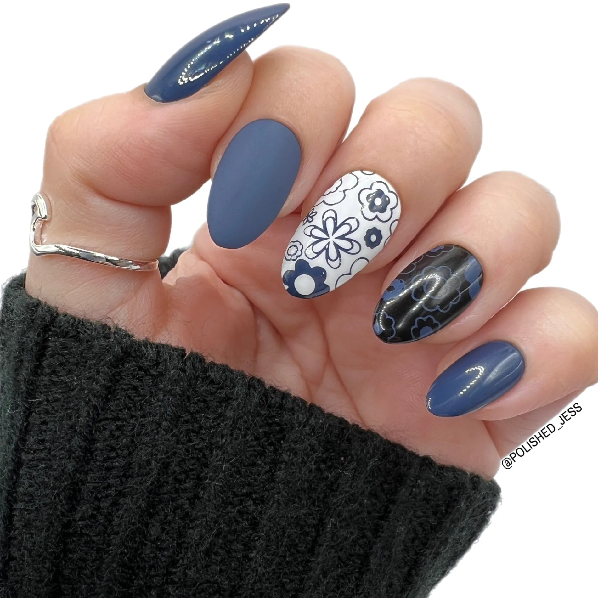 Beginnings: Awaken (B465) - Blue Cream Stamping Polish