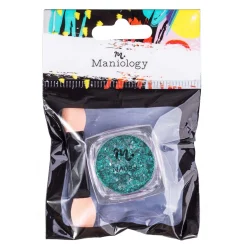 Blitz (NA038) - Teal Nail Art Glitter