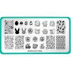 Bunny Bliss (M562) - Nail Stamping Plate