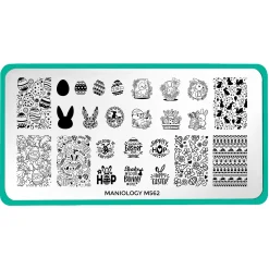 Bunny Bliss (M562) - Nail Stamping Plate