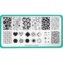 Button Collection (M645) - Nail Stamping Plate