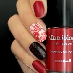 Cherry Bomb (B326) - Deep Red Stamping Polish
