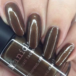 Chestnut ( B406 ) - Duochrome Green Brown Stamping Polish