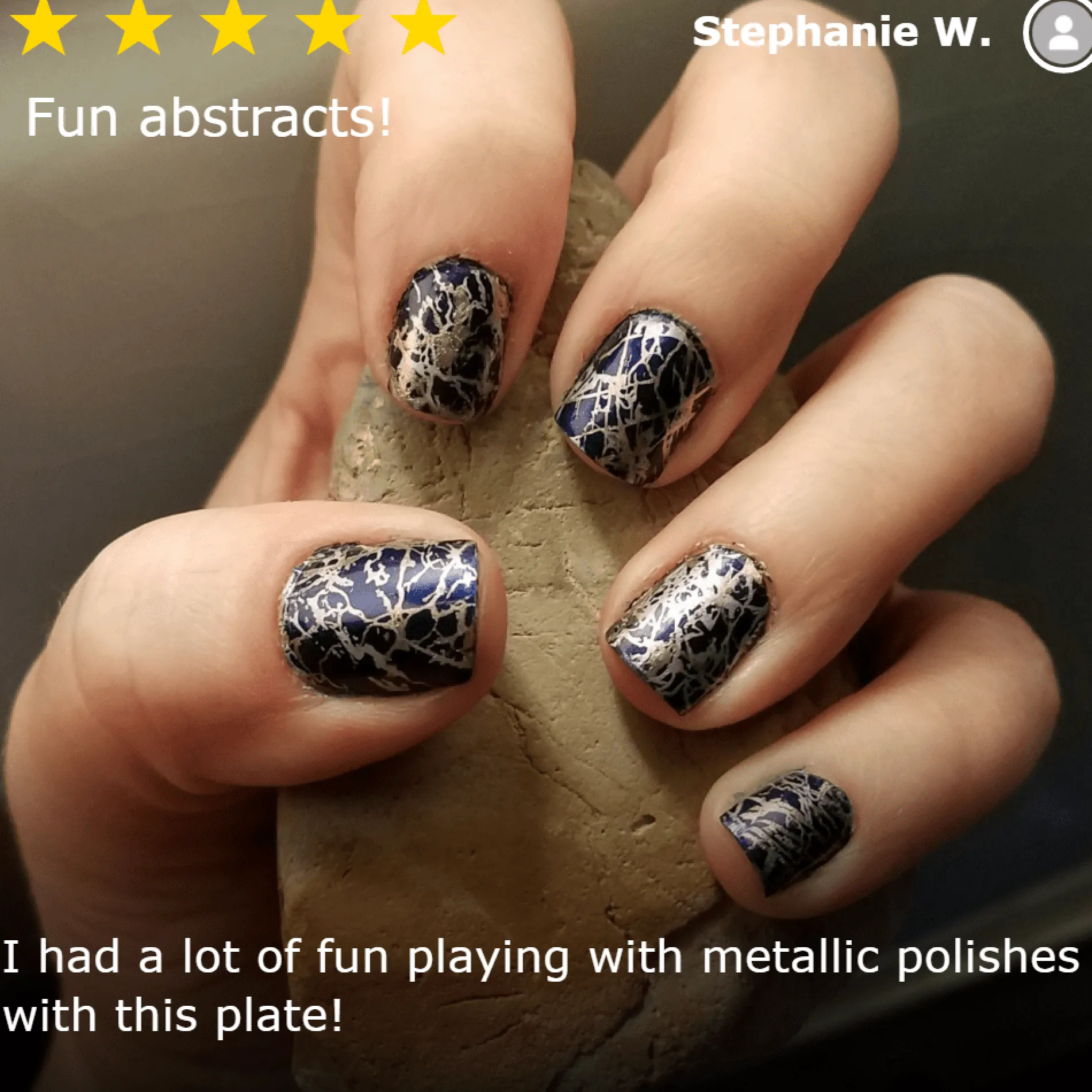 Chic Peek: Heart of Stone (BM-XL476) - Nail Stamping Plate