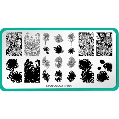 Chrysanthemum Blossoms (M664) - Nail Stamping Plate