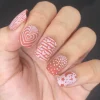 Classic Beauty: Hearts + Stars (XL355) - Nail Stamping Plate