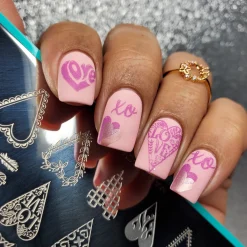 Classic Gradients & Hearts: Set of 3 Nail Stamping Plates