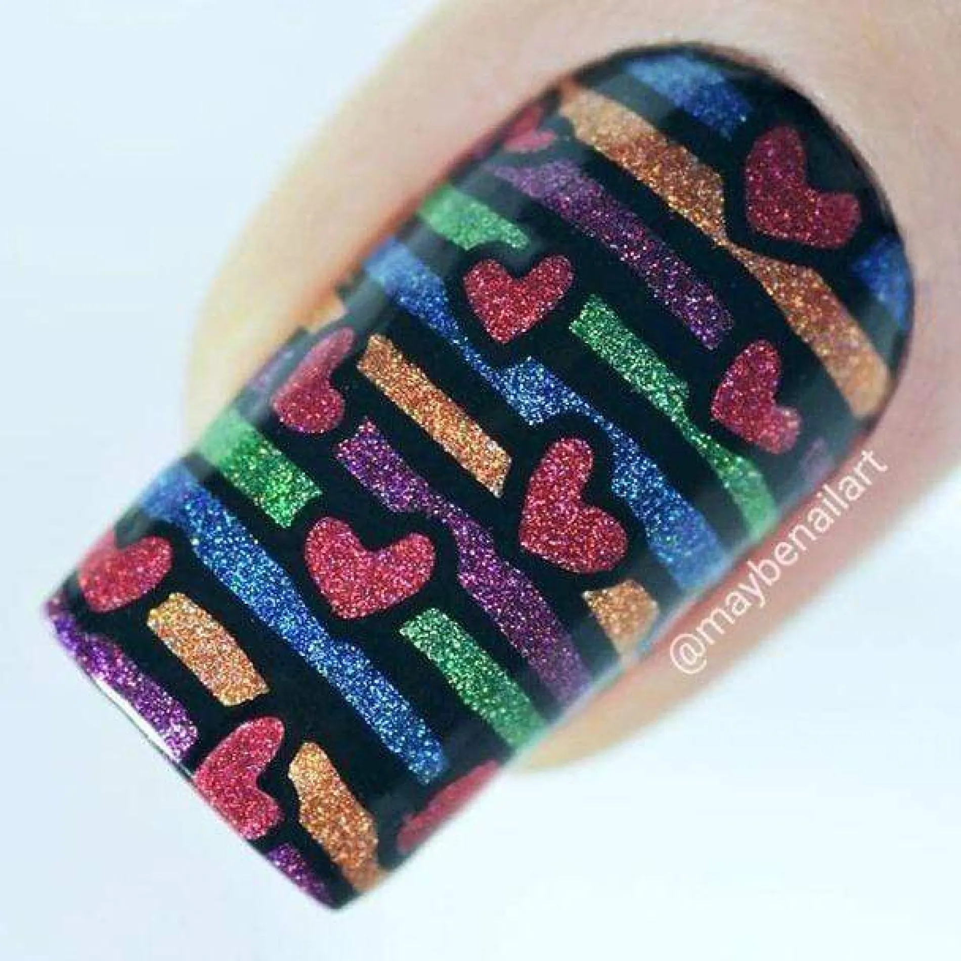 Classic Gradients & Hearts: Set of 3 Nail Stamping Plates