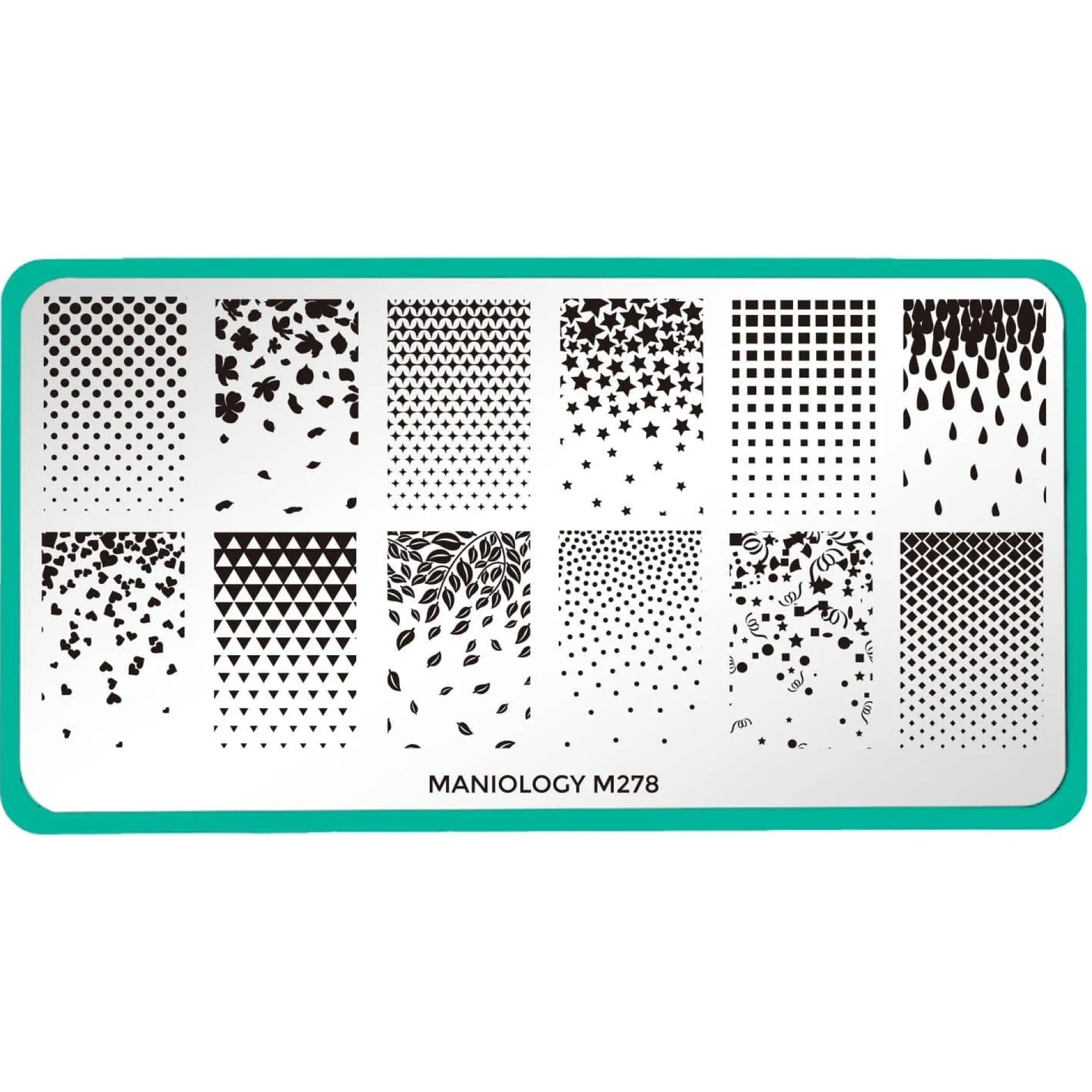 Classic Gradients & Hearts: Set of 3 Nail Stamping Plates