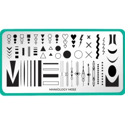 Classique: Love Your Accent (m053) - Nail Stamping Plate