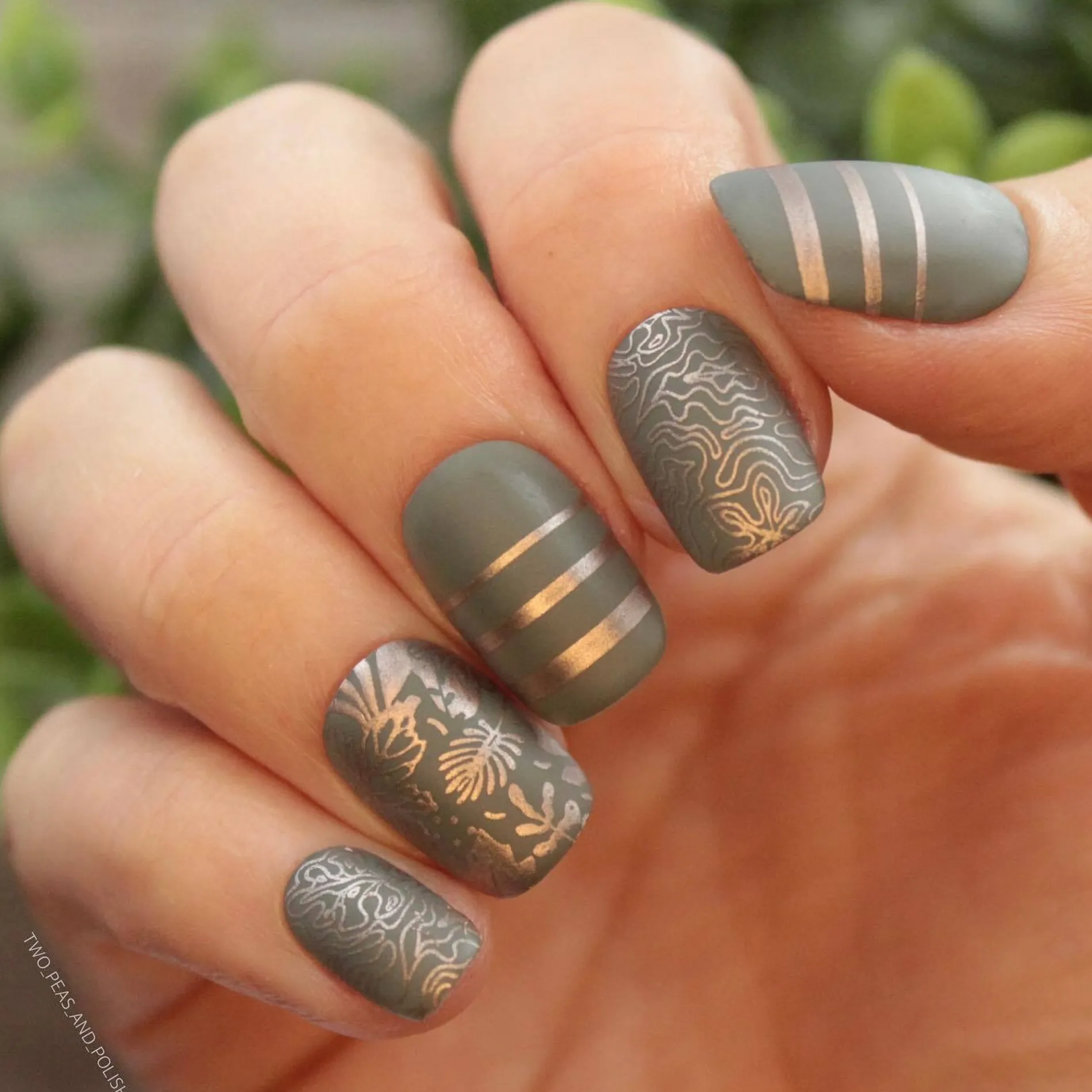 Classique: Love Your Accent (m053) - Nail Stamping Plate
