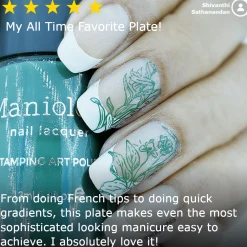 Classique: Pardon My French (m052) French Tip Manicure Nail Plate