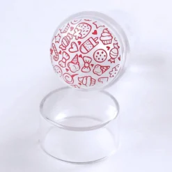 Clear Stamper Collection - Mini Dual Ended Clear Nail Art Stamper + Scraper Card