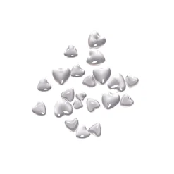 Color-changing heart studs