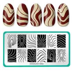 Couture Lines (M554) - Nail Stamping Plate