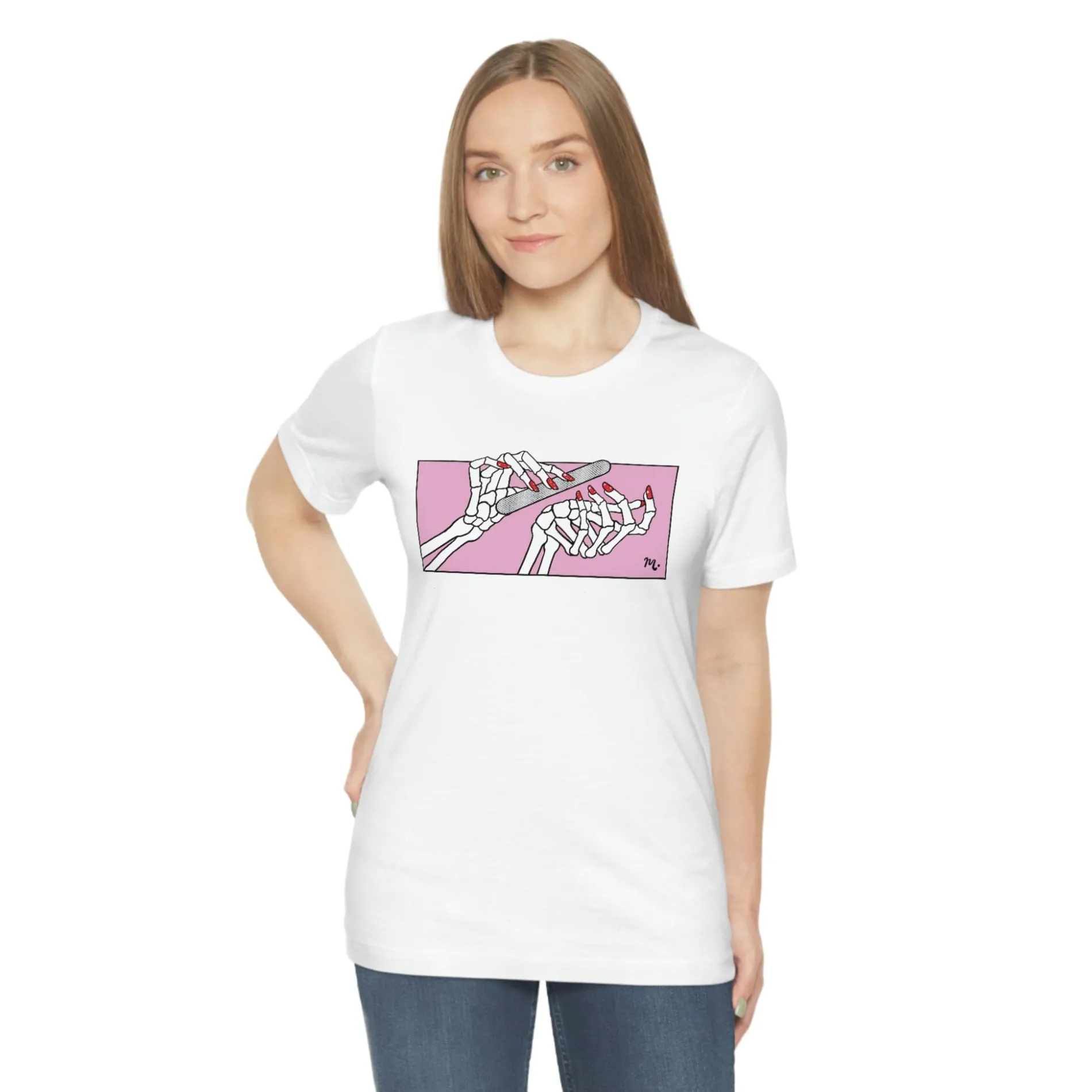 Dead But Nailed It - Short Sleeve T-shirt