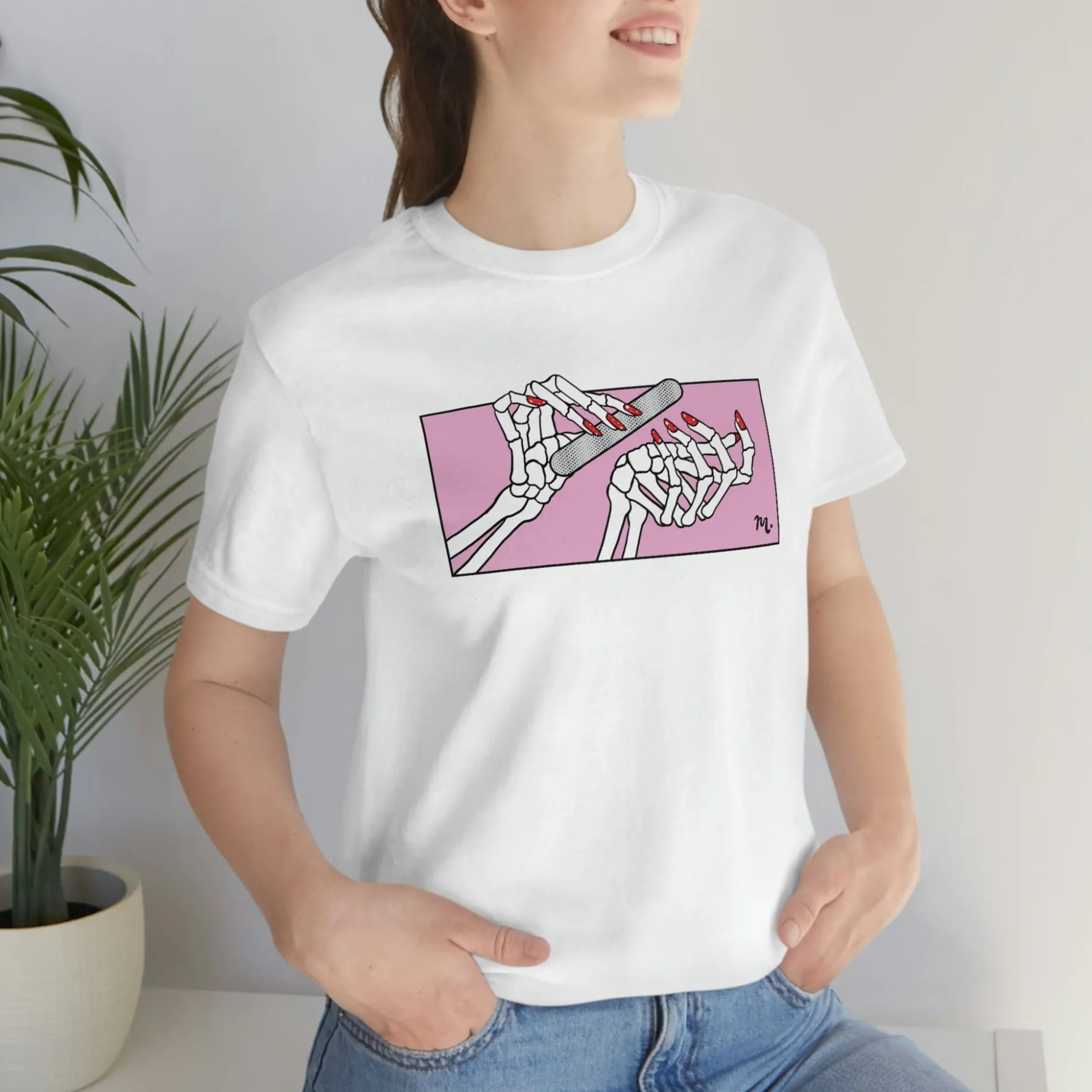 Dead But Nailed It - Short Sleeve T-shirt