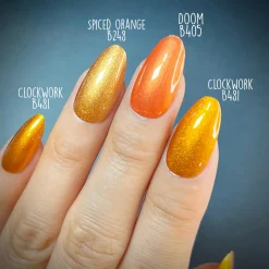 Doom (B405) - Metallic Orange Stamping Polish