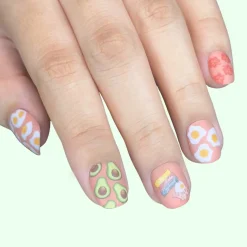 Egghead Cafe x Maniology - Sunny Side Up Nail Art Sticker