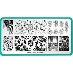 Enchanted Waters: Lotus Mirror (MXM171) - Nail Stamping Plate