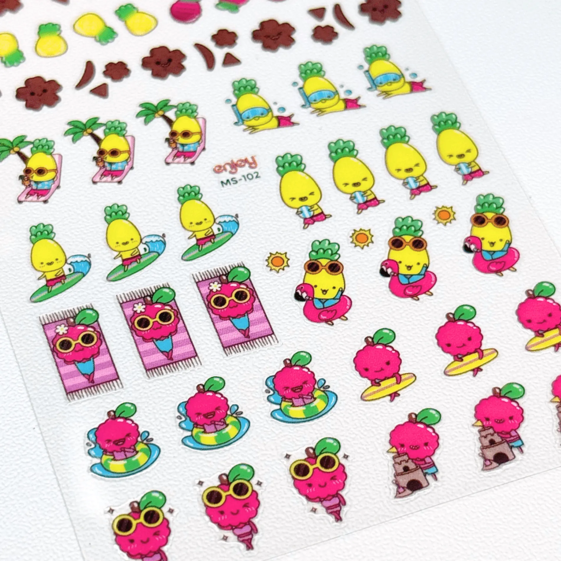 Enjoy Snacks x Maniology - Snacks Heaven Nail Art Sticker