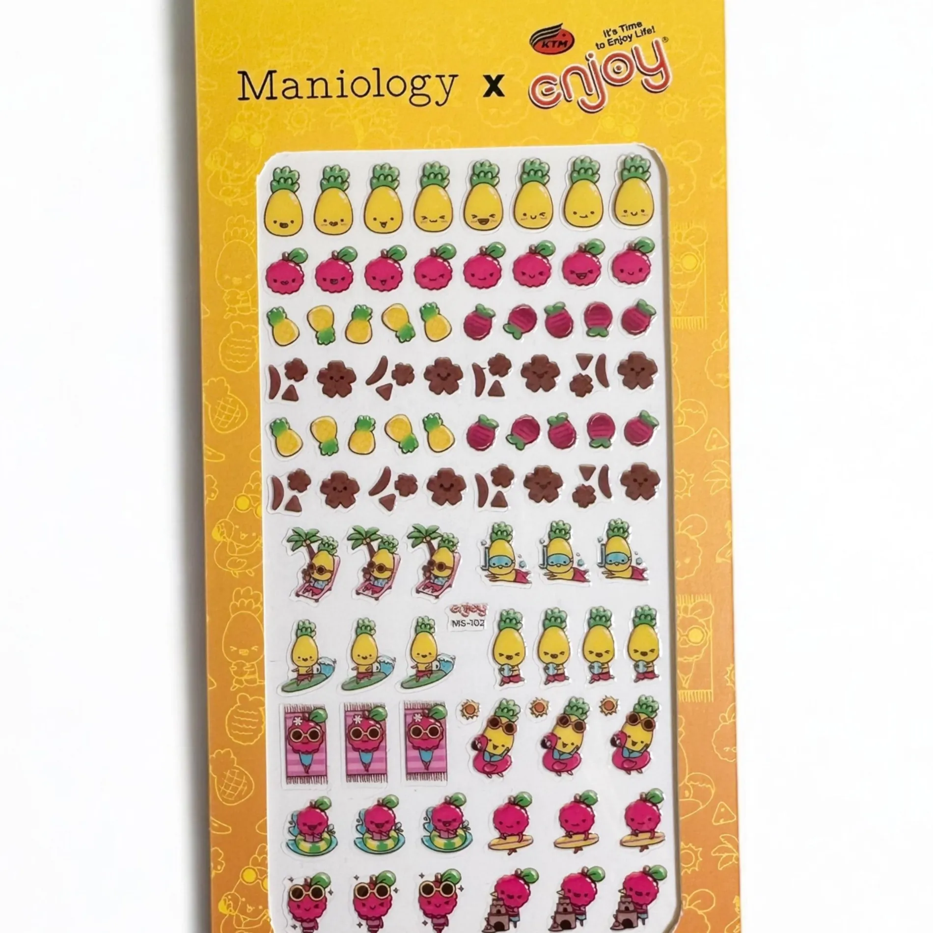 Enjoy Snacks x Maniology - Snacks Heaven Nail Art Sticker