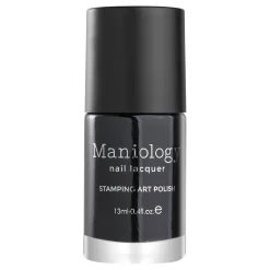 Essentials Primary Collection: Straight-Up Black (B171) Classic Black Stamping Polish