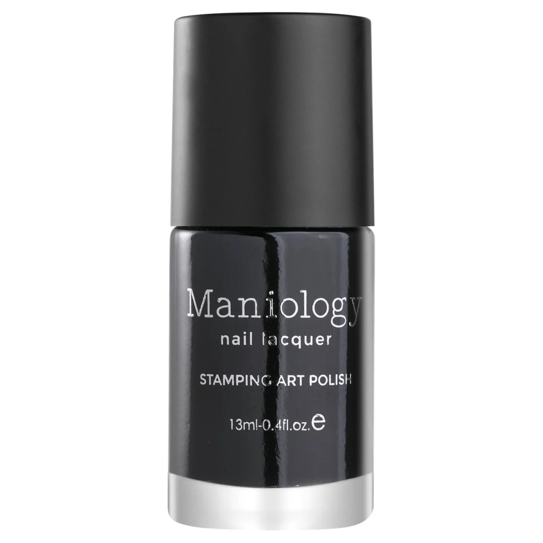 Essentials Primary Collection: Straight-Up Black (B171) Classic Black Stamping Polish