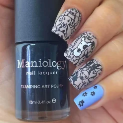 Essentials Primary Collection: Straight-Up Black (B171) Classic Black Stamping Polish