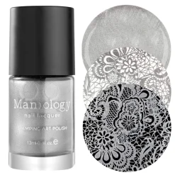 Essentials Primary Collection: So Metal (B186) Metallic Silver Stamping Polish