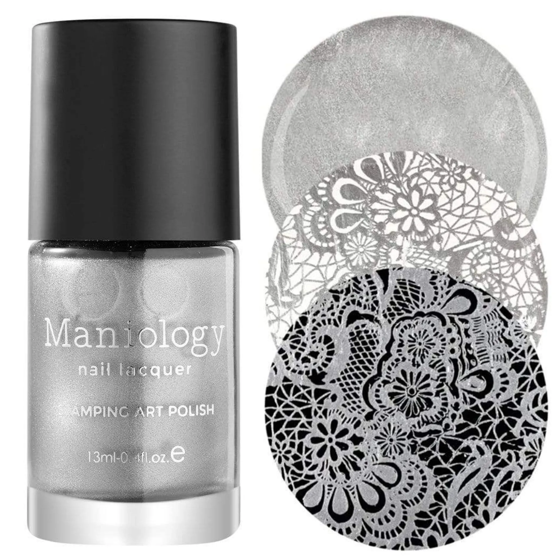 Essentials Primary Collection: So Metal (B186) Metallic Silver Stamping Polish
