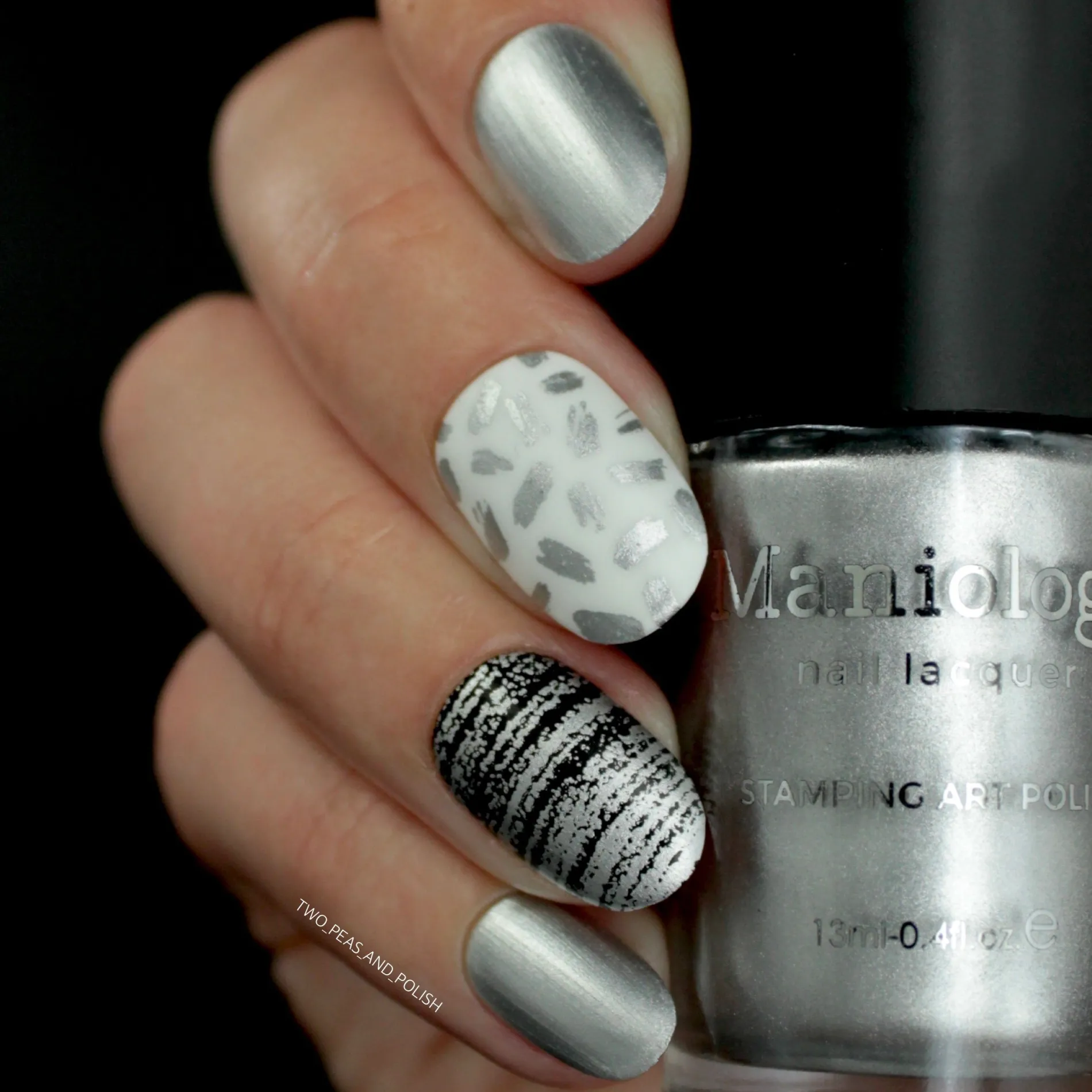 Essentials Primary Collection: So Metal (B186) Metallic Silver Stamping Polish