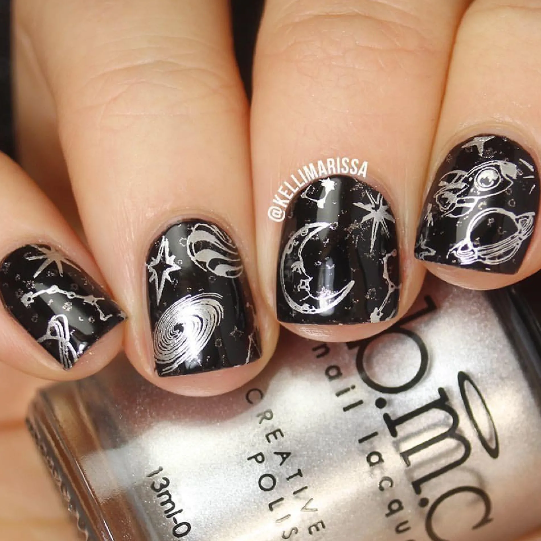 Essentials Primary Collection: So Metal (B186) Metallic Silver Stamping Polish