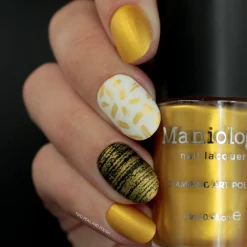 Essentials Primary Collection: Heart of Gold (B187) Warm Metallic Gold Stamping Polish