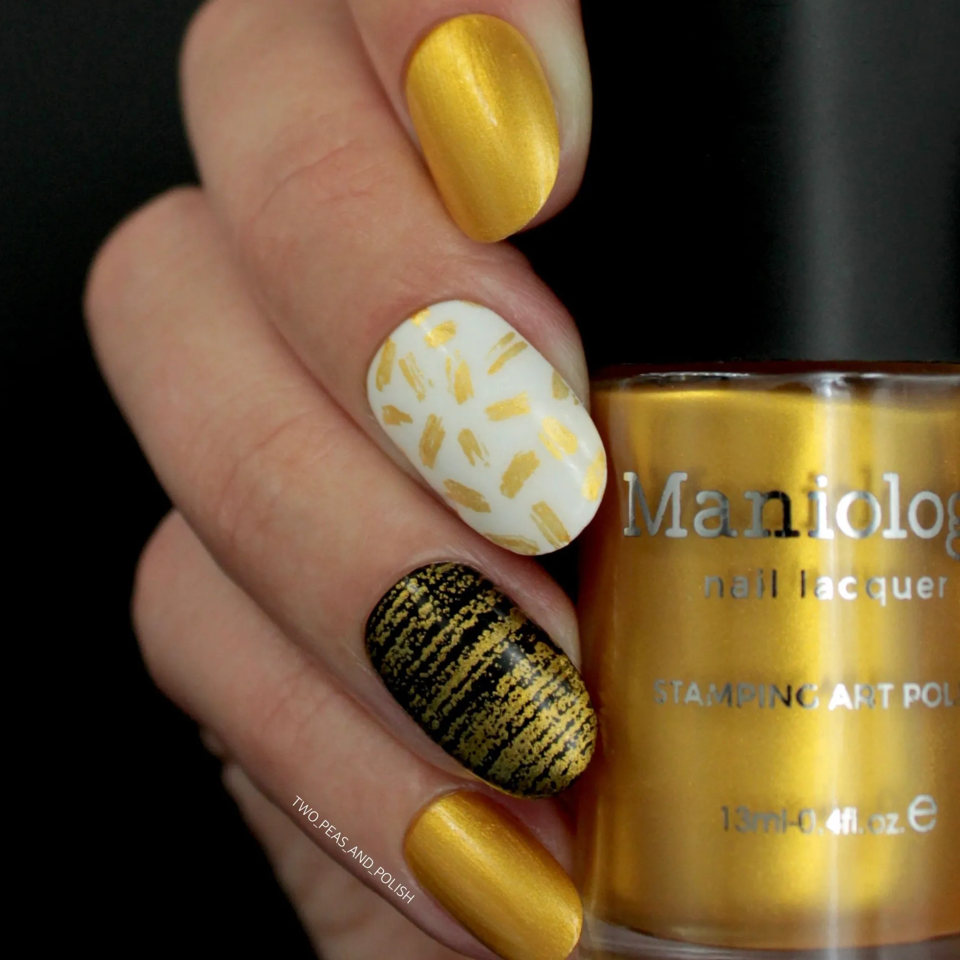 Essentials Primary Collection: Heart of Gold (B187) Warm Metallic Gold Stamping Polish