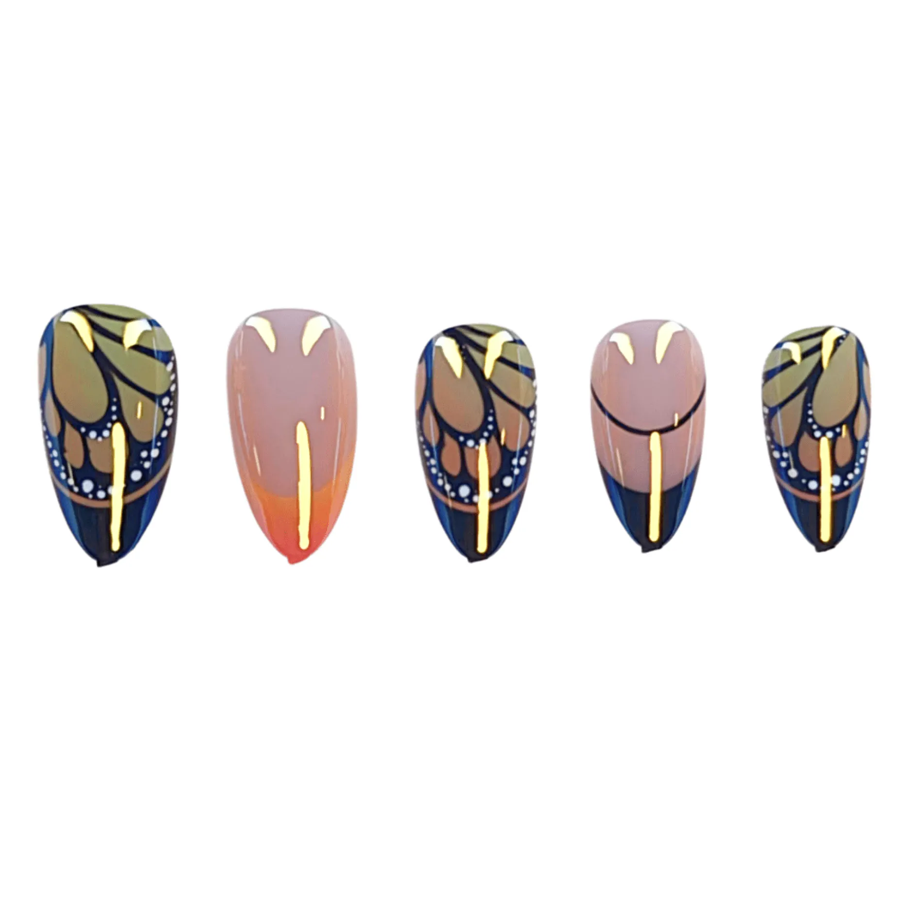 Fairycore Press On Nails - Short Almond