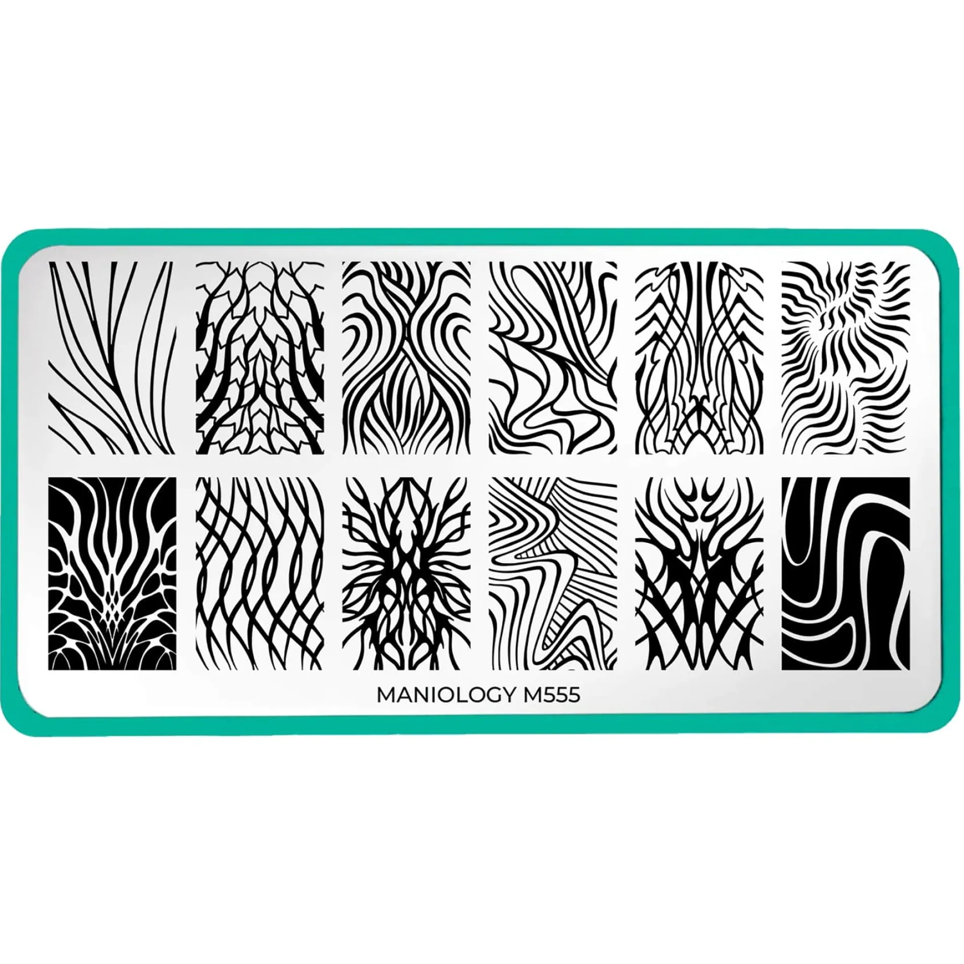 Fashion Forward (M555) - Nail Stamping Plate