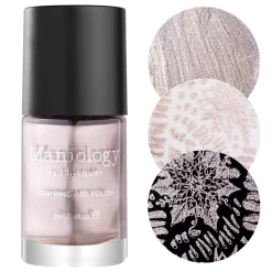 Fleece (B355) - Champagne Metallic Shimmer Stamping Polish