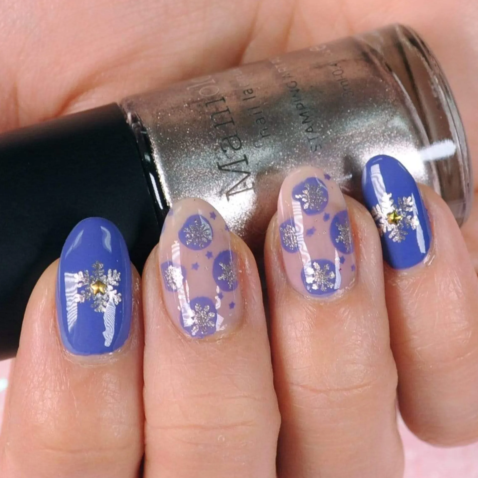 Fleece (B355) - Champagne Metallic Shimmer Stamping Polish