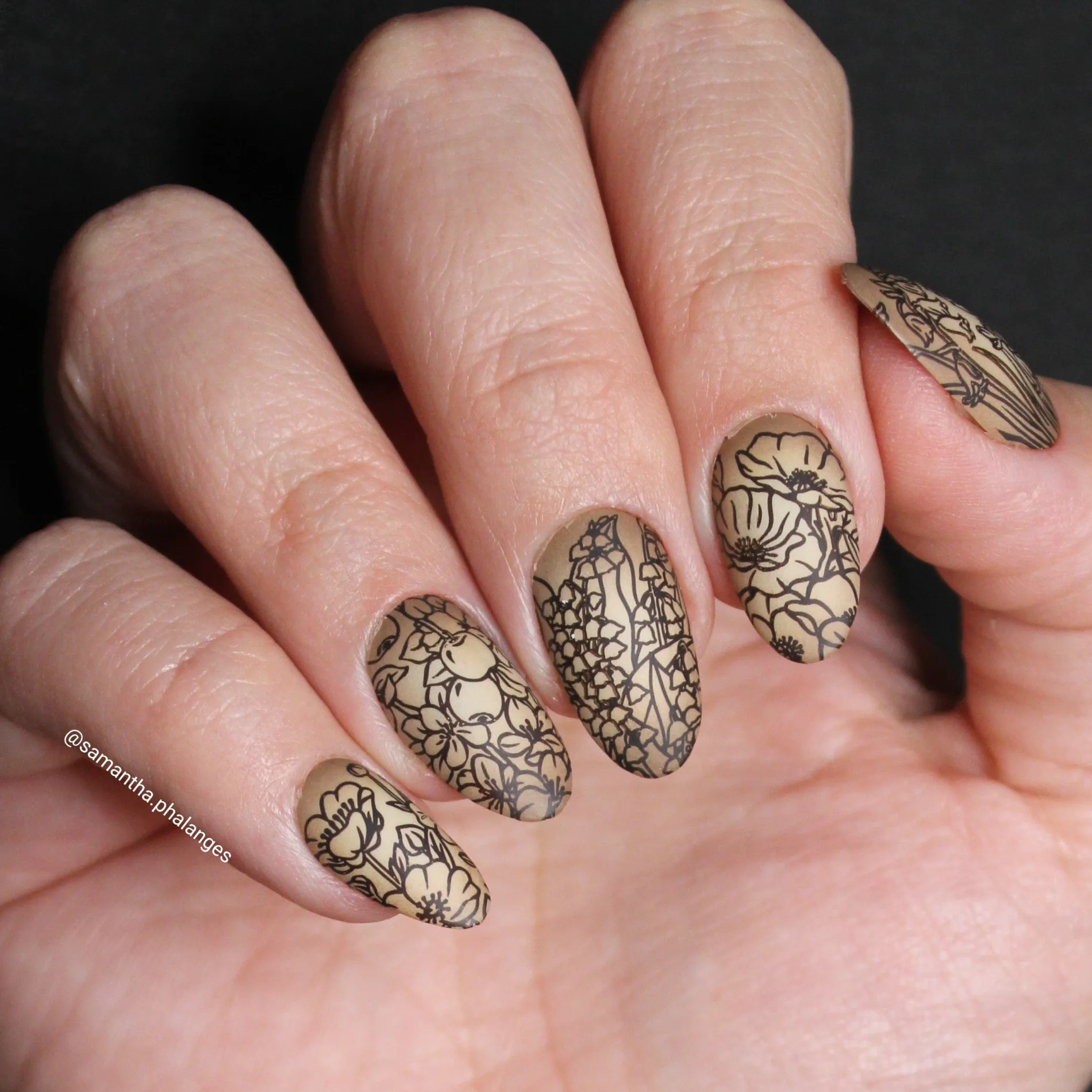 Floral Fantasy (M568) - Nail Stamping Plate