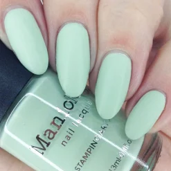 Forager: Pasture (B416) - Pale Mint Green Cream Stamping Polish
