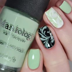 Forager: Pasture (B416) - Pale Mint Green Cream Stamping Polish