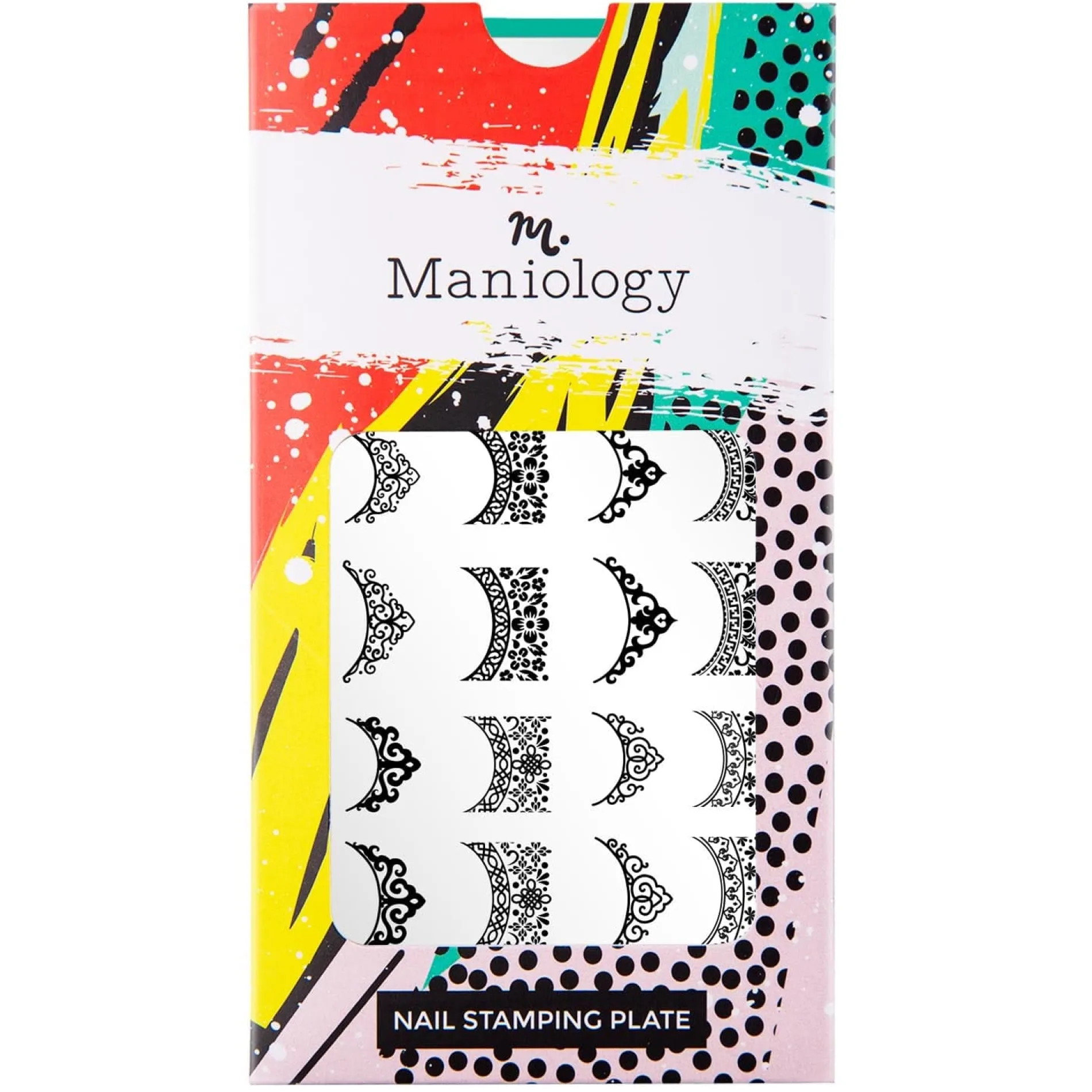 French Ceramic (M289) - Nail Stamping Plate
